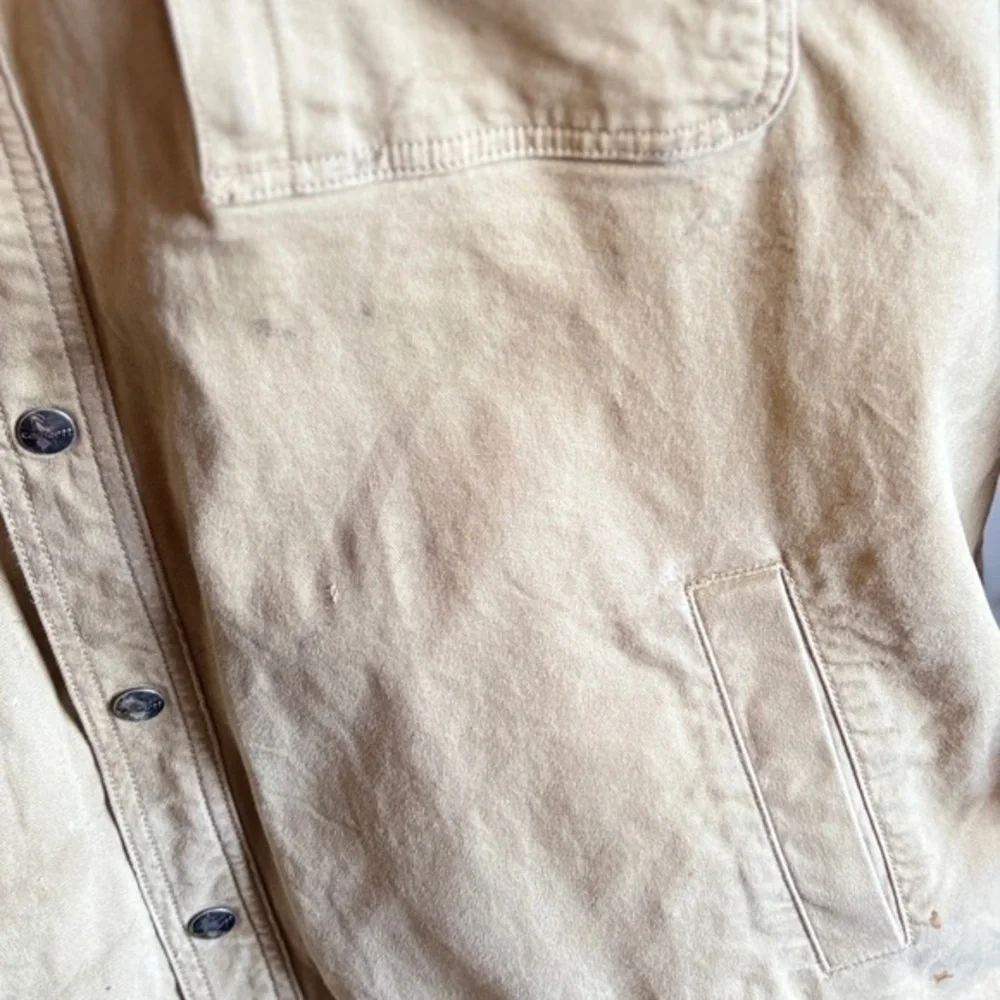 Carhartt Men’s XL Sandstone Button-Up Work‎ Jacket see description - Picture 7 of 10